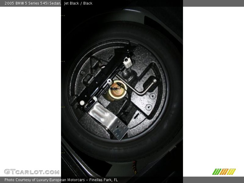 Jet Black / Black 2005 BMW 5 Series 545i Sedan