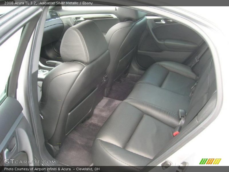 Alabaster Silver Metallic / Ebony 2008 Acura TL 3.2