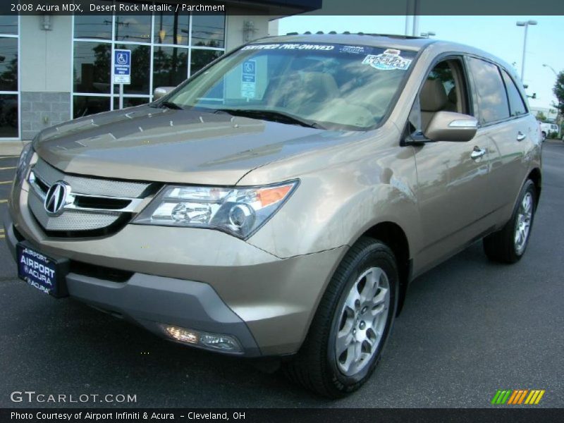 Desert Rock Metallic / Parchment 2008 Acura MDX
