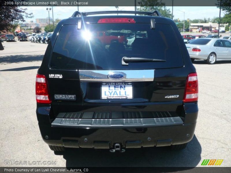 Black / Charcoal 2008 Ford Escape Limited 4WD