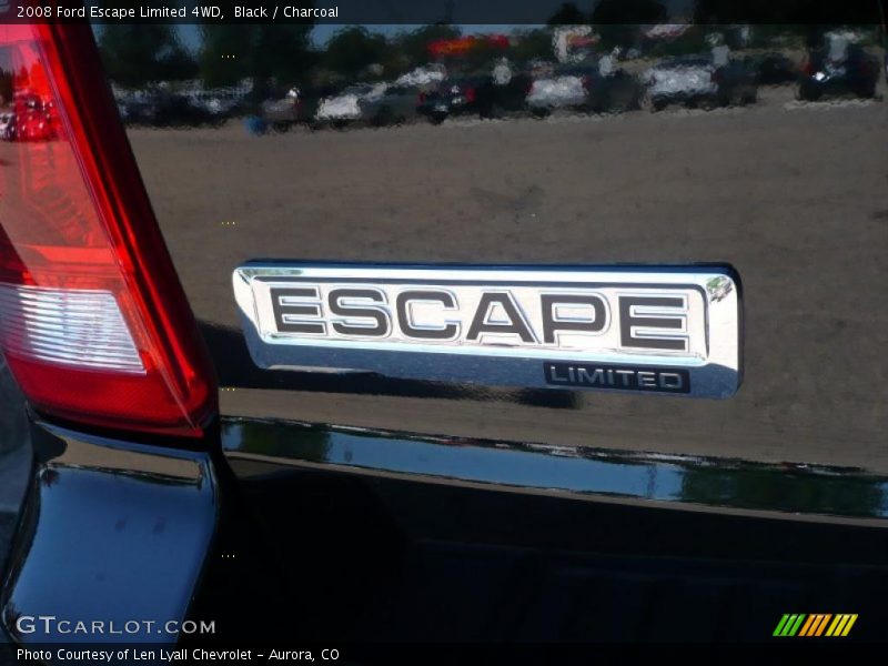 Black / Charcoal 2008 Ford Escape Limited 4WD
