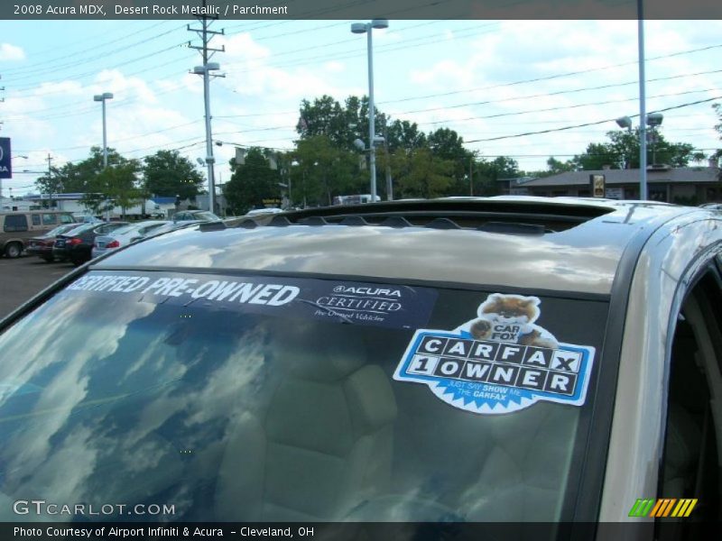 Desert Rock Metallic / Parchment 2008 Acura MDX