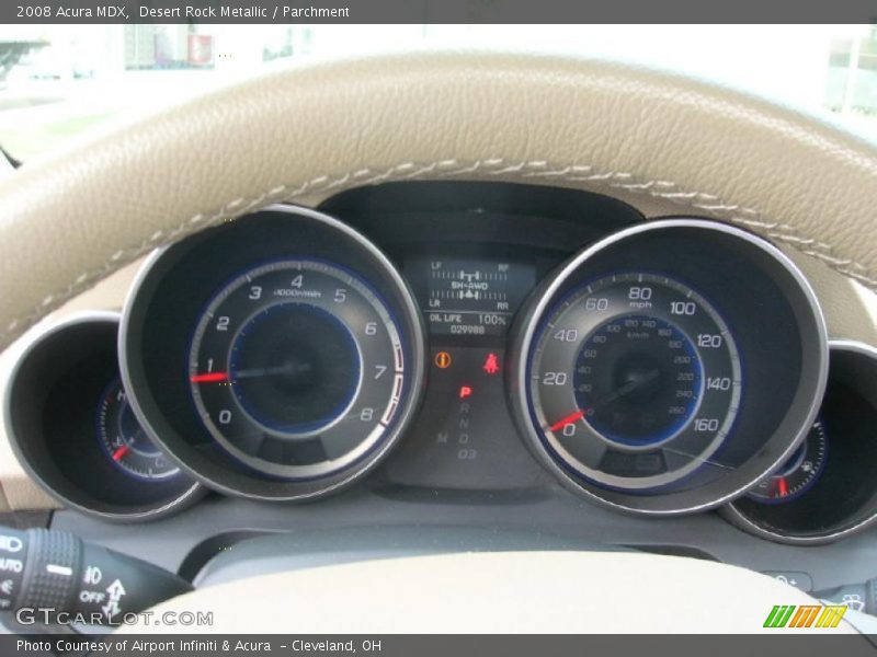 Desert Rock Metallic / Parchment 2008 Acura MDX