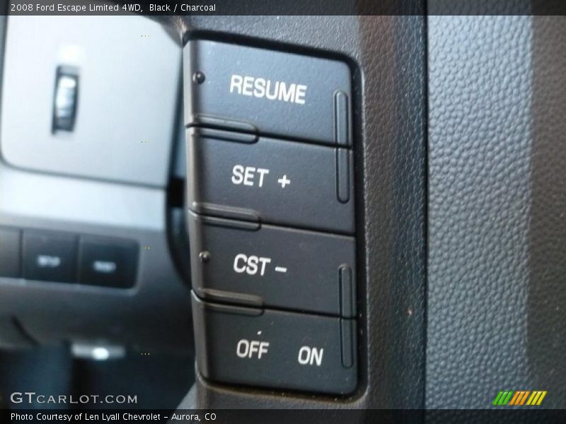 Black / Charcoal 2008 Ford Escape Limited 4WD