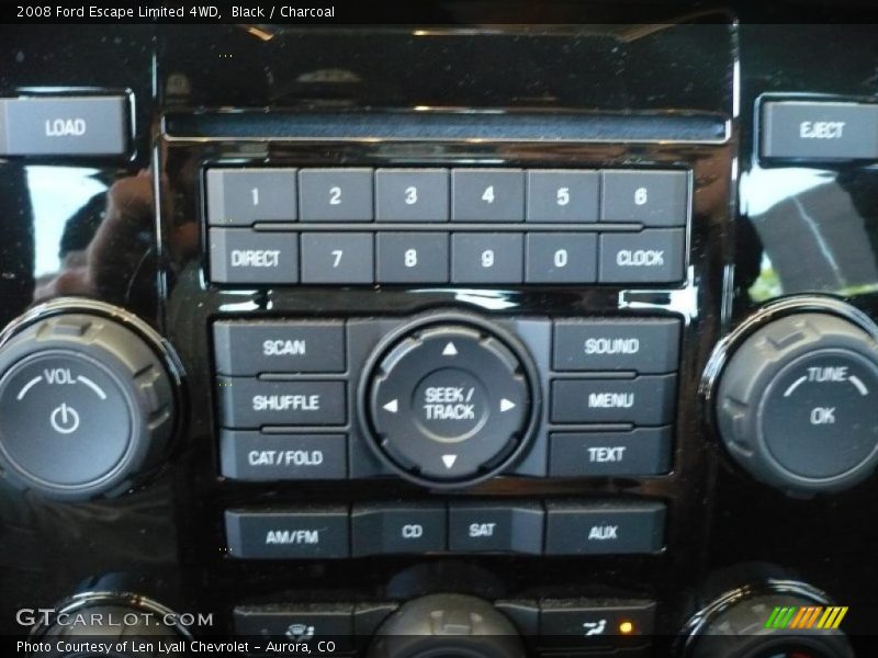 Black / Charcoal 2008 Ford Escape Limited 4WD