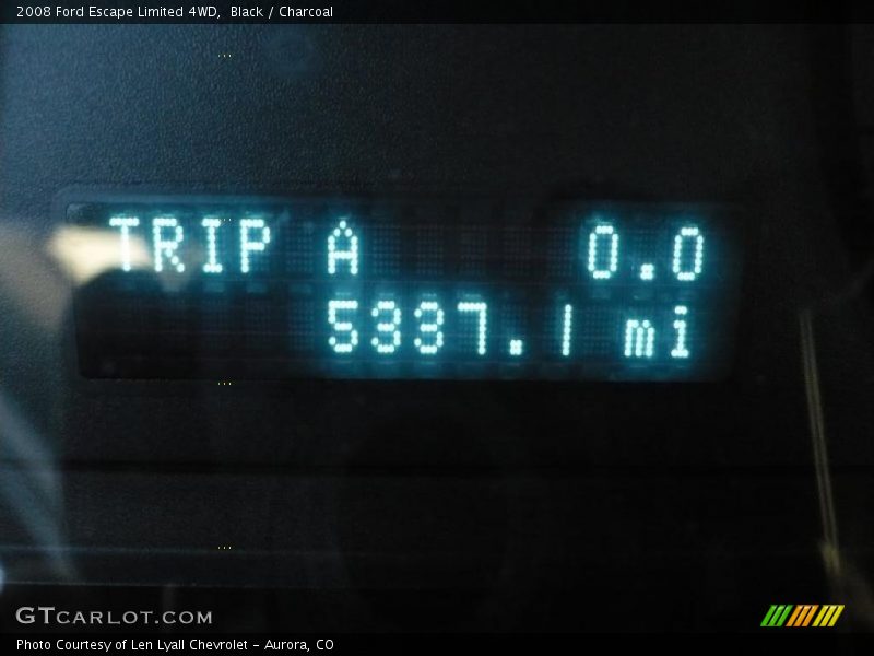 Black / Charcoal 2008 Ford Escape Limited 4WD