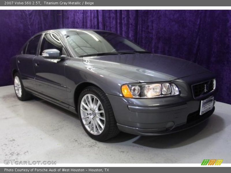 Titanium Gray Metallic / Beige 2007 Volvo S60 2.5T