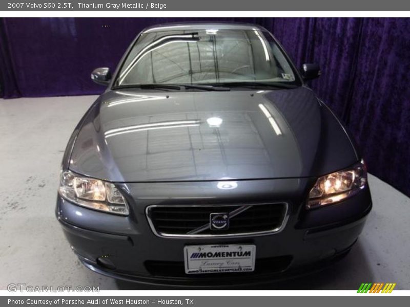 Titanium Gray Metallic / Beige 2007 Volvo S60 2.5T
