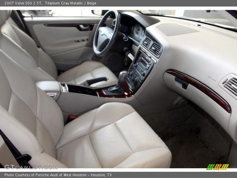 Titanium Gray Metallic / Beige 2007 Volvo S60 2.5T