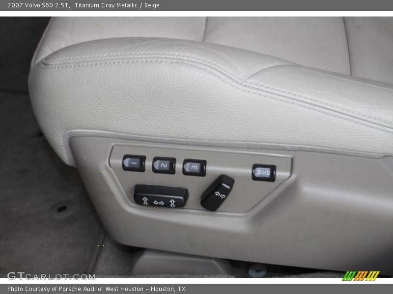 Titanium Gray Metallic / Beige 2007 Volvo S60 2.5T