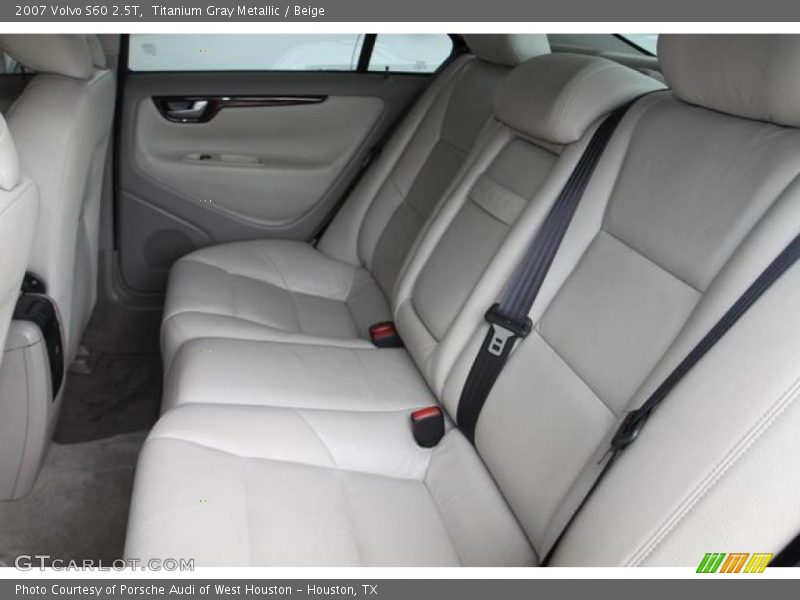 Titanium Gray Metallic / Beige 2007 Volvo S60 2.5T