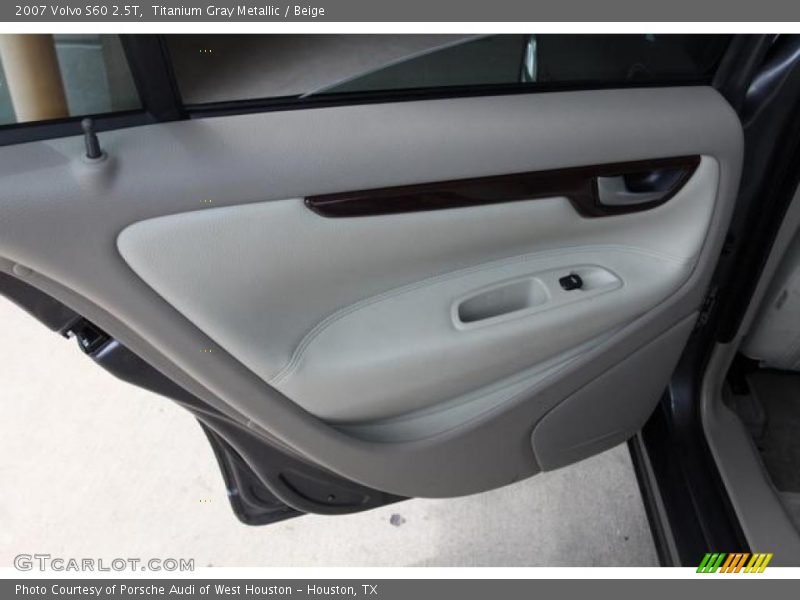 Titanium Gray Metallic / Beige 2007 Volvo S60 2.5T
