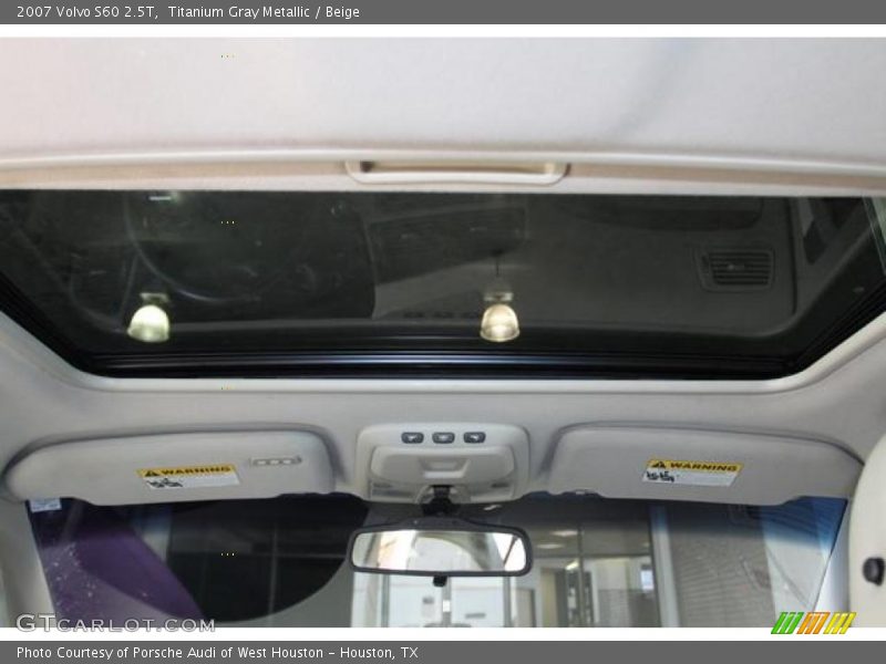 Titanium Gray Metallic / Beige 2007 Volvo S60 2.5T