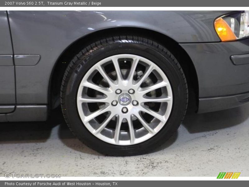 Titanium Gray Metallic / Beige 2007 Volvo S60 2.5T