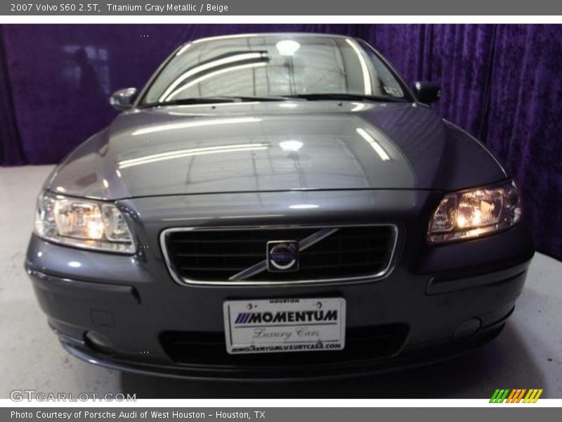 Titanium Gray Metallic / Beige 2007 Volvo S60 2.5T