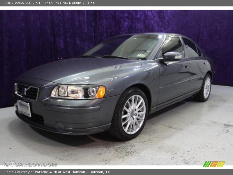 Titanium Gray Metallic / Beige 2007 Volvo S60 2.5T