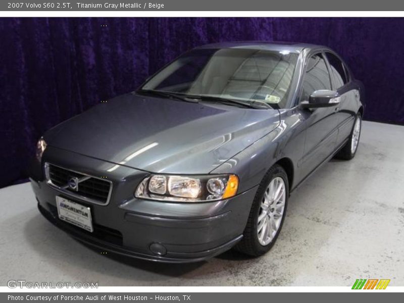 Titanium Gray Metallic / Beige 2007 Volvo S60 2.5T