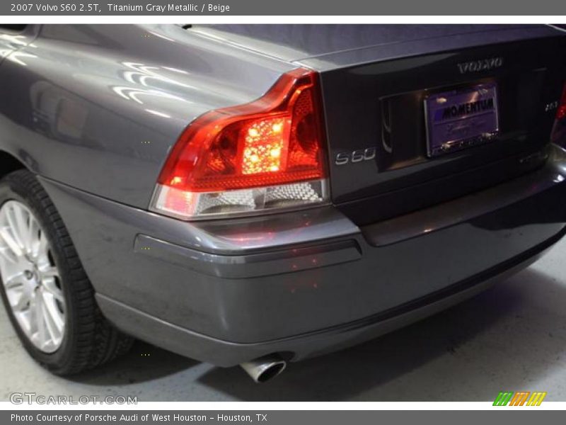 Titanium Gray Metallic / Beige 2007 Volvo S60 2.5T