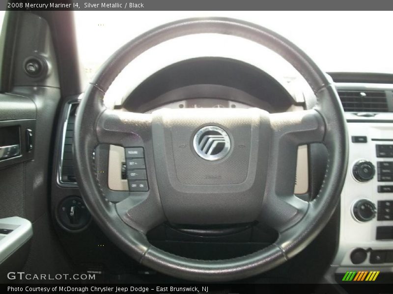 Silver Metallic / Black 2008 Mercury Mariner I4