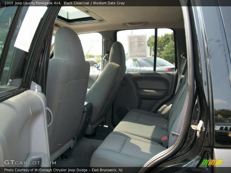 Black Clearcoat / Medium Slate Gray 2005 Jeep Liberty Renegade 4x4