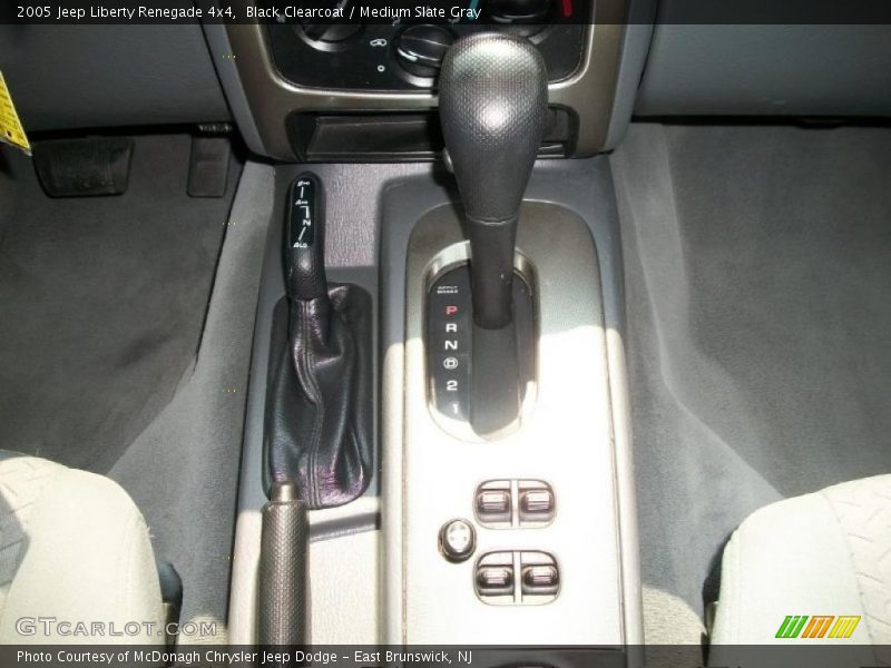 Black Clearcoat / Medium Slate Gray 2005 Jeep Liberty Renegade 4x4