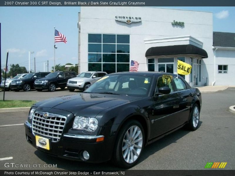 Brilliant Black / Dark Slate Gray/Light Graystone 2007 Chrysler 300 C SRT Design