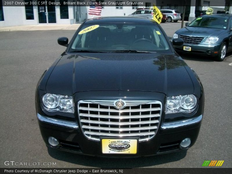 Brilliant Black / Dark Slate Gray/Light Graystone 2007 Chrysler 300 C SRT Design
