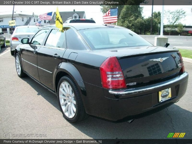 Brilliant Black / Dark Slate Gray/Light Graystone 2007 Chrysler 300 C SRT Design