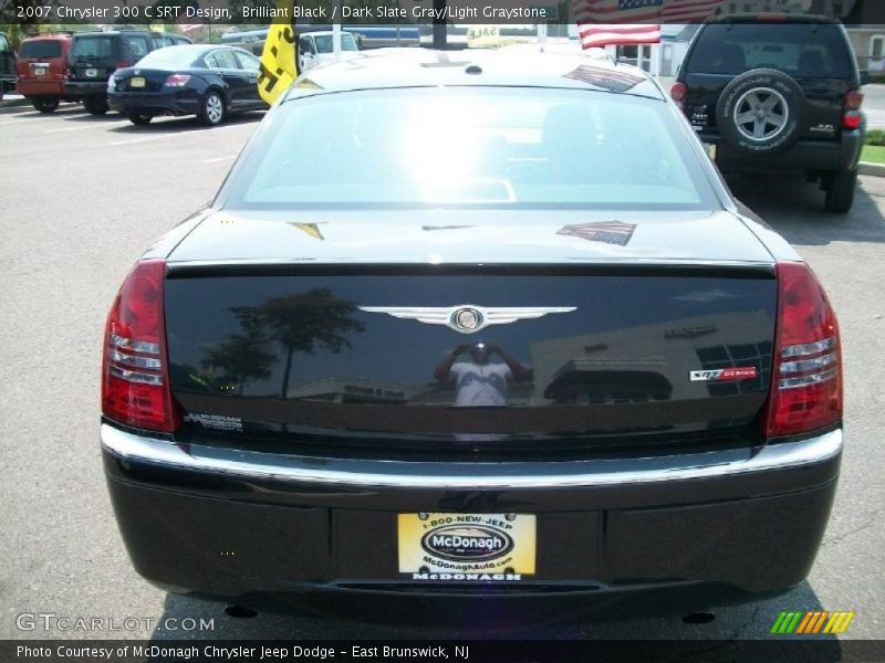 Brilliant Black / Dark Slate Gray/Light Graystone 2007 Chrysler 300 C SRT Design