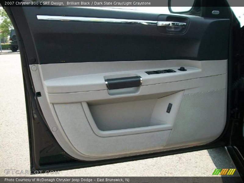 Brilliant Black / Dark Slate Gray/Light Graystone 2007 Chrysler 300 C SRT Design