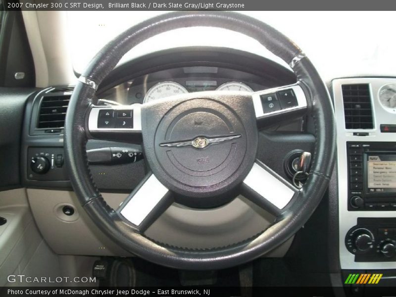 Brilliant Black / Dark Slate Gray/Light Graystone 2007 Chrysler 300 C SRT Design