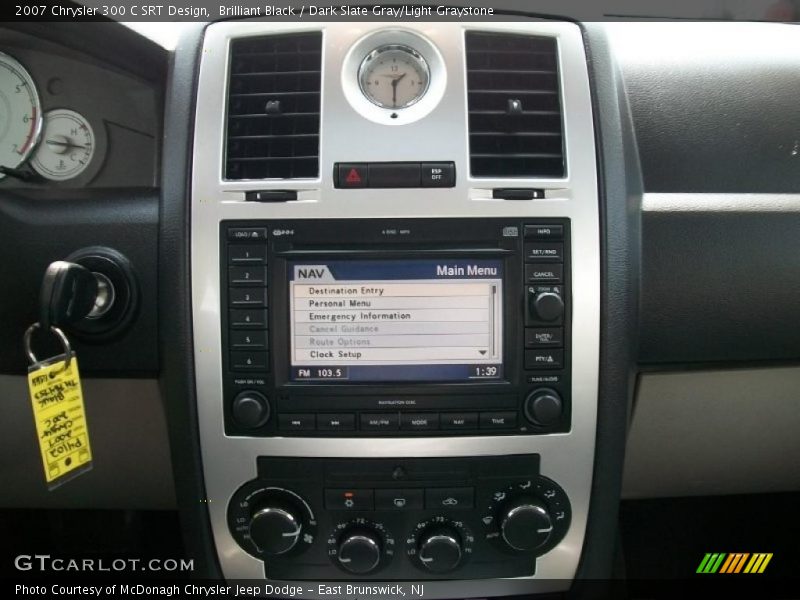 Brilliant Black / Dark Slate Gray/Light Graystone 2007 Chrysler 300 C SRT Design