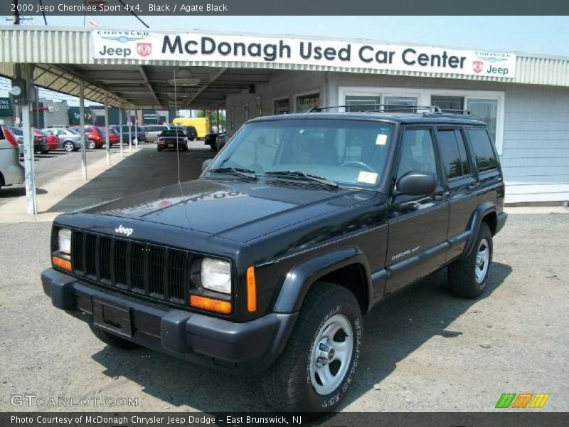 Black / Agate Black 2000 Jeep Cherokee Sport 4x4