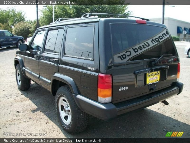 Black / Agate Black 2000 Jeep Cherokee Sport 4x4