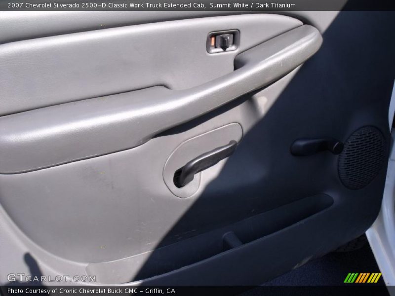 Summit White / Dark Titanium 2007 Chevrolet Silverado 2500HD Classic Work Truck Extended Cab