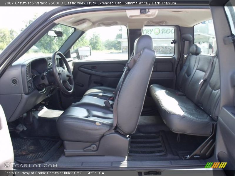 Summit White / Dark Titanium 2007 Chevrolet Silverado 2500HD Classic Work Truck Extended Cab