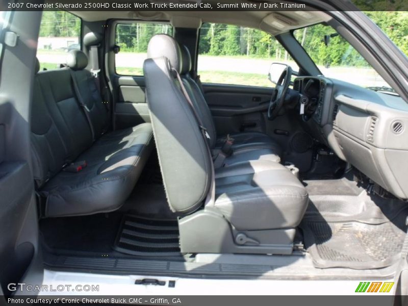 Summit White / Dark Titanium 2007 Chevrolet Silverado 2500HD Classic Work Truck Extended Cab