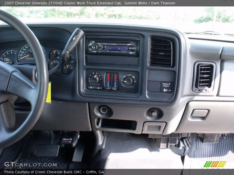 Summit White / Dark Titanium 2007 Chevrolet Silverado 2500HD Classic Work Truck Extended Cab