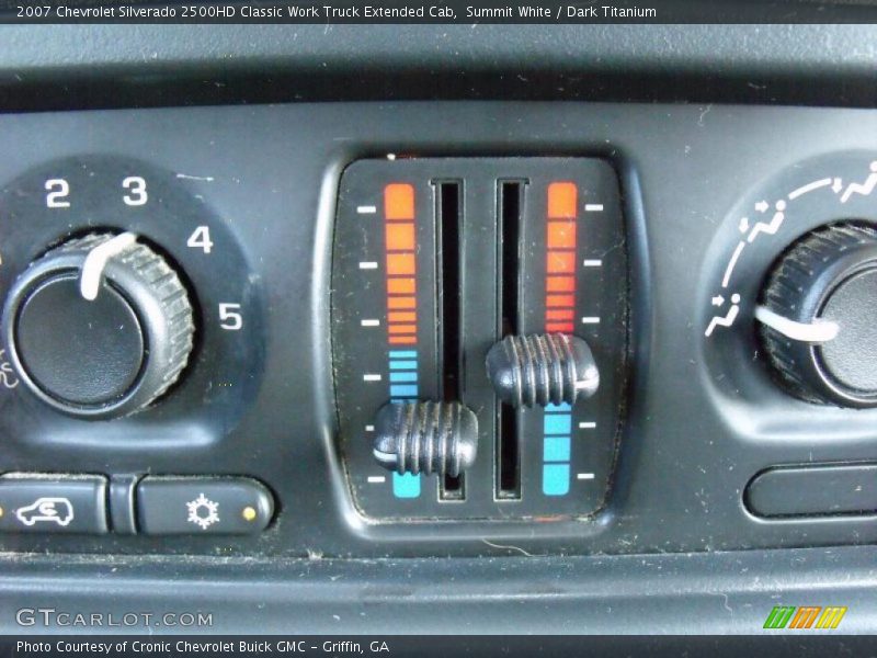 Summit White / Dark Titanium 2007 Chevrolet Silverado 2500HD Classic Work Truck Extended Cab