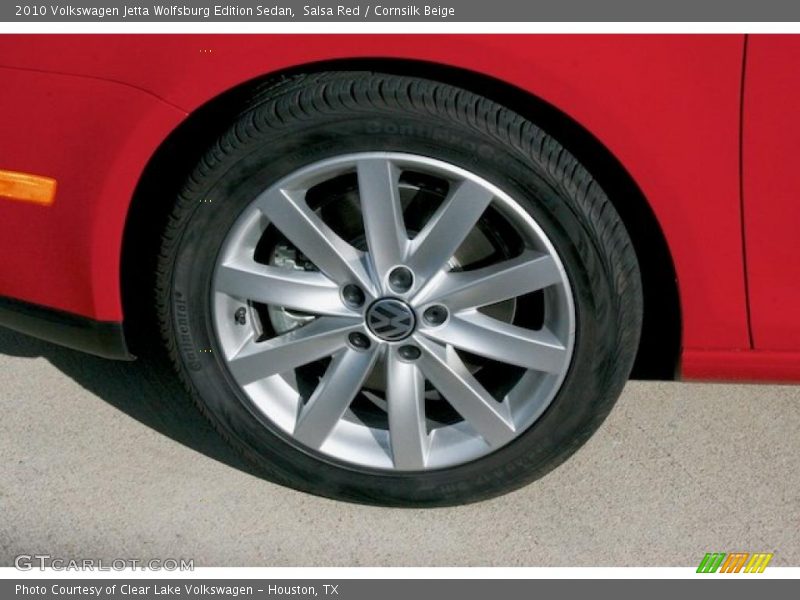 Salsa Red / Cornsilk Beige 2010 Volkswagen Jetta Wolfsburg Edition Sedan