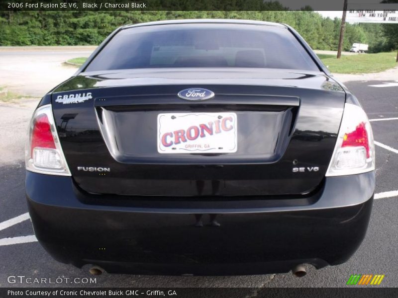 Black / Charcoal Black 2006 Ford Fusion SE V6