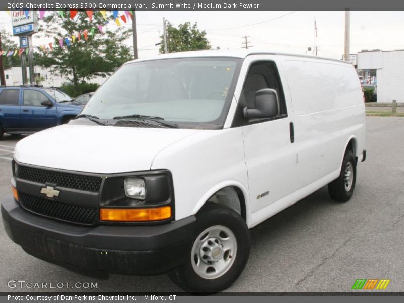 Summit White / Medium Dark Pewter 2005 Chevrolet Express 3500 Commercial Van