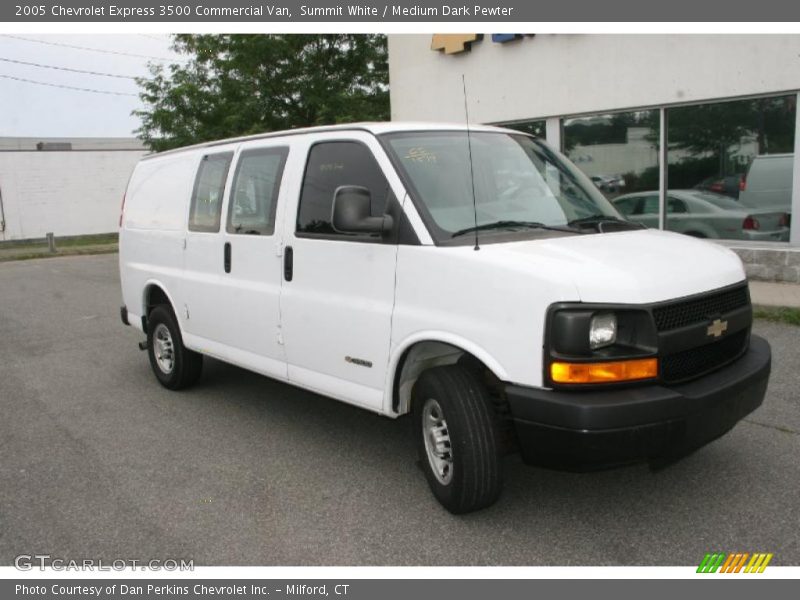 Summit White / Medium Dark Pewter 2005 Chevrolet Express 3500 Commercial Van