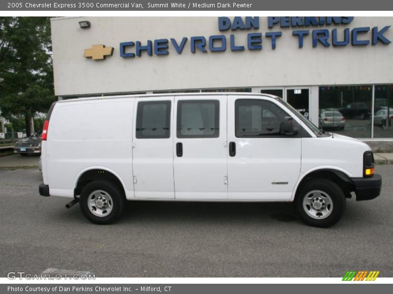 Summit White / Medium Dark Pewter 2005 Chevrolet Express 3500 Commercial Van
