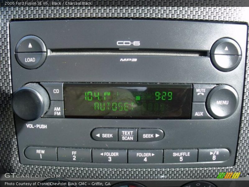 Black / Charcoal Black 2006 Ford Fusion SE V6