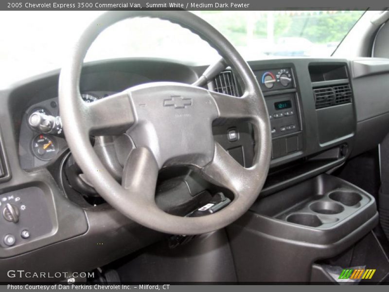 Summit White / Medium Dark Pewter 2005 Chevrolet Express 3500 Commercial Van