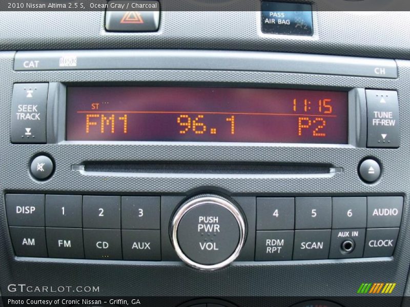 Ocean Gray / Charcoal 2010 Nissan Altima 2.5 S