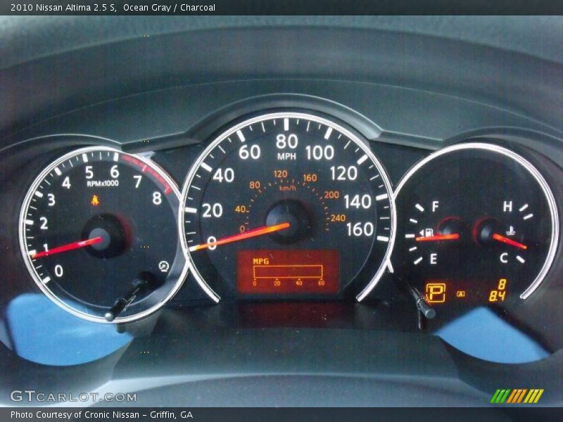 Ocean Gray / Charcoal 2010 Nissan Altima 2.5 S