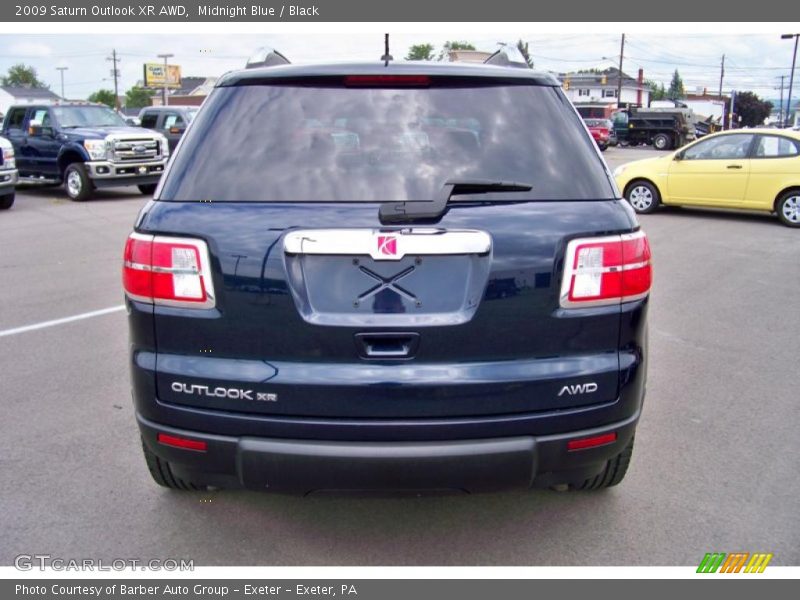 Midnight Blue / Black 2009 Saturn Outlook XR AWD