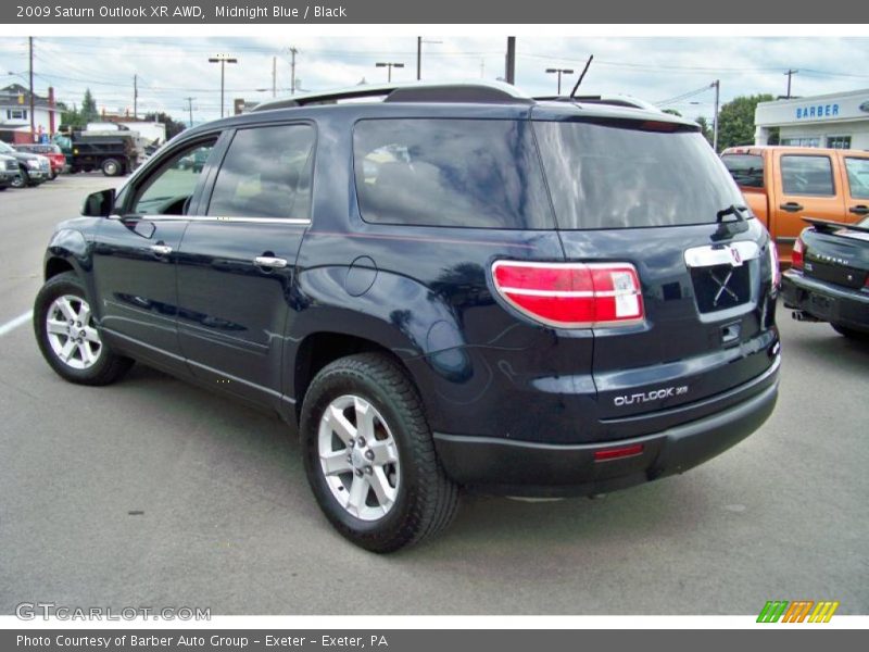 Midnight Blue / Black 2009 Saturn Outlook XR AWD